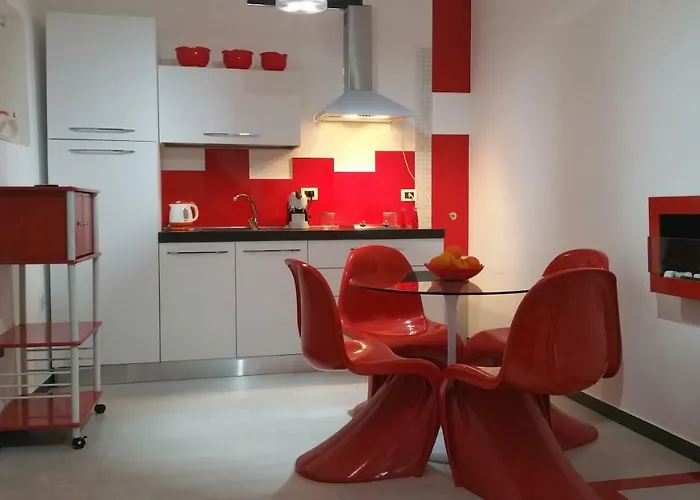 Corte Spagnola Fuoco Feriehus Syracuse